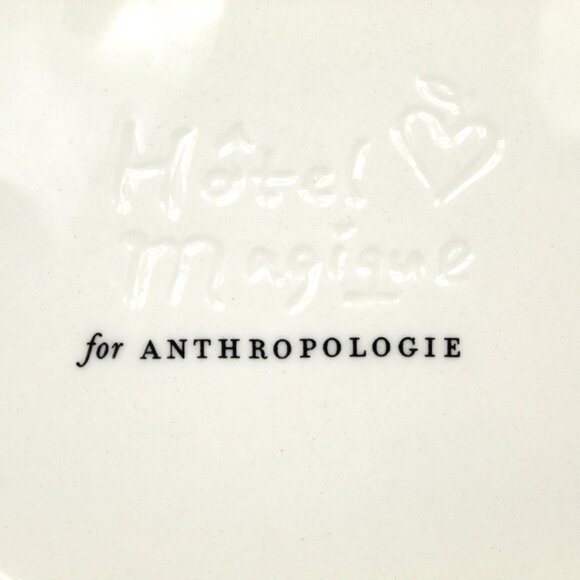 Anthropologie Hotel Magique Melange Stoneware Dessert Salad Plate Set of 4 - Picture 9 of 16